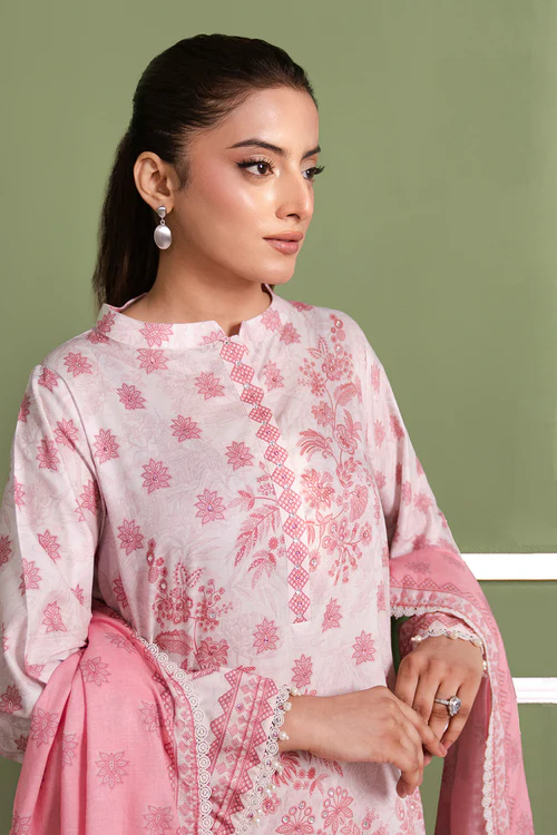 Printed – 3 Pc Cambric Suit